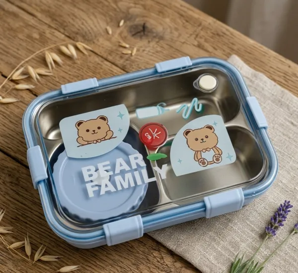 Blue_Bear_Lunch_Box_Stainless_Steel__Bear_Family_Koi_Koi_Kawai_3_Containers