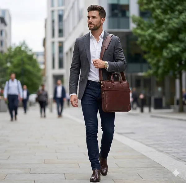 Brown_And_Black_Polyester_And_Fabric_Rover_Expandable_And_Polyester_And_Fabric_S49_Graphite_Elegant_Laptop_Messenger_Bag