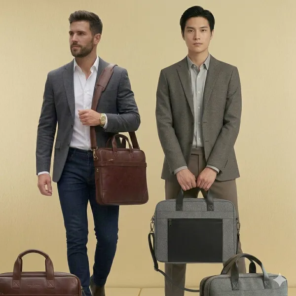 Brown_And_Black_Polyester_And_Fabric_Rover_Expandable_And_Polyester_And_Fabric_S49_Graphite_Elegant_Laptop_Messenger_Bag