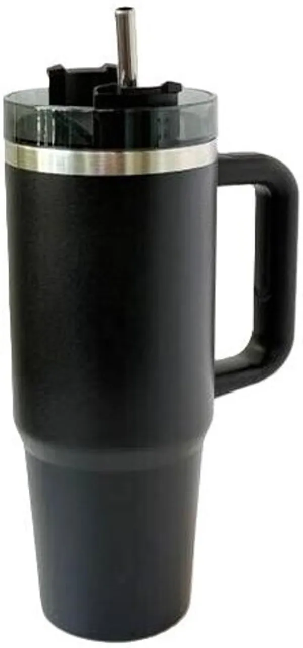 Black_Stainless_Steel_1_Tumbler_Mug_1_Steel_Straw