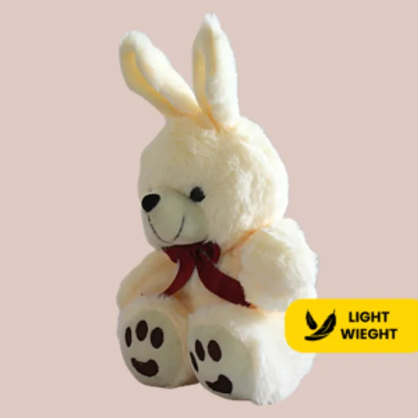 Cream_Polyester_Fabric_Bunny_Soft_With_Paws_Toy