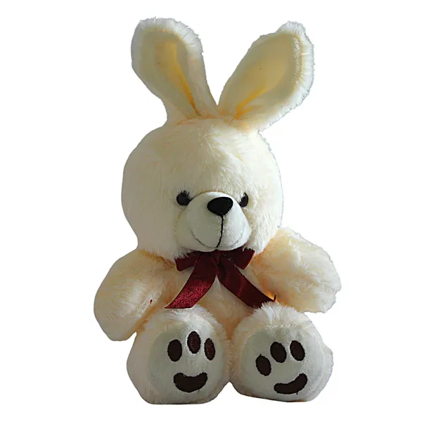 Cream_Polyester_Fabric_Bunny_Soft_With_Paws_Toy