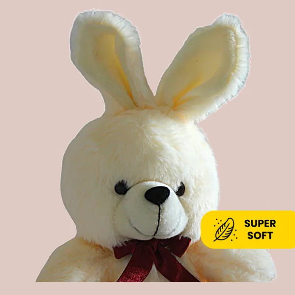 Cream_Polyester_Fabric_Bunny_Soft_With_Paws_Toy