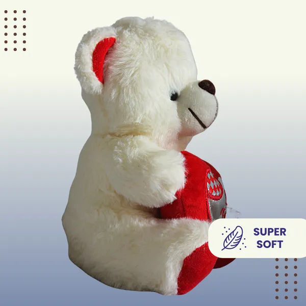 White_Polyester_Fabric_Teddy_Bear_Soft_Toy