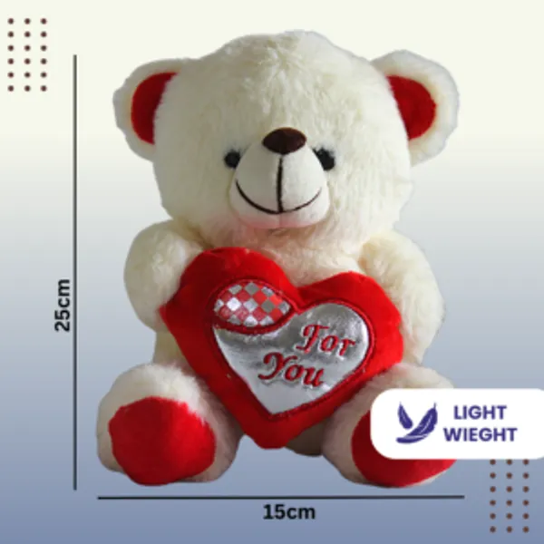 White_Polyester_Fabric_Teddy_Bear_Soft_Toy