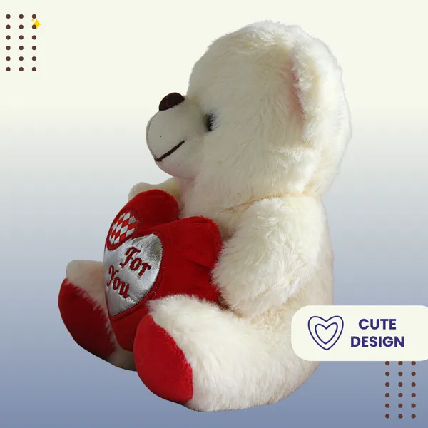 White_Polyester_Fabric_Teddy_Bear_Soft_Toy