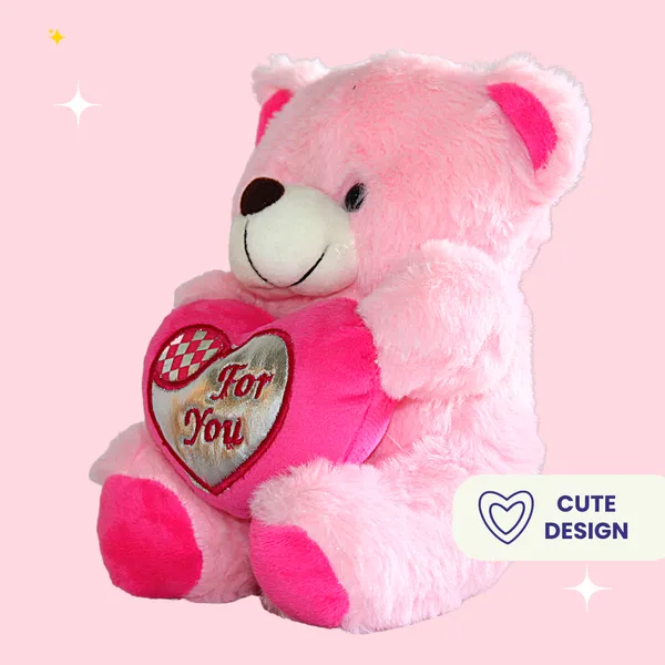 Pink_Polyester_Fabric_Teddy_Bear_Soft_Toy