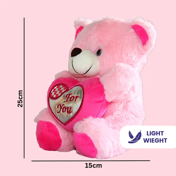 Pink_Polyester_Fabric_Teddy_Bear_Soft_Toy