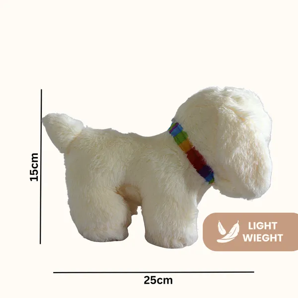 White_Polyester_Fabric_Dog_Soft_Toy_For_Kids
