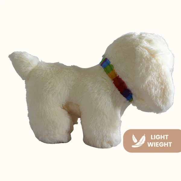 White_Polyester_Fabric_Dog_Soft_Toy_For_Kids