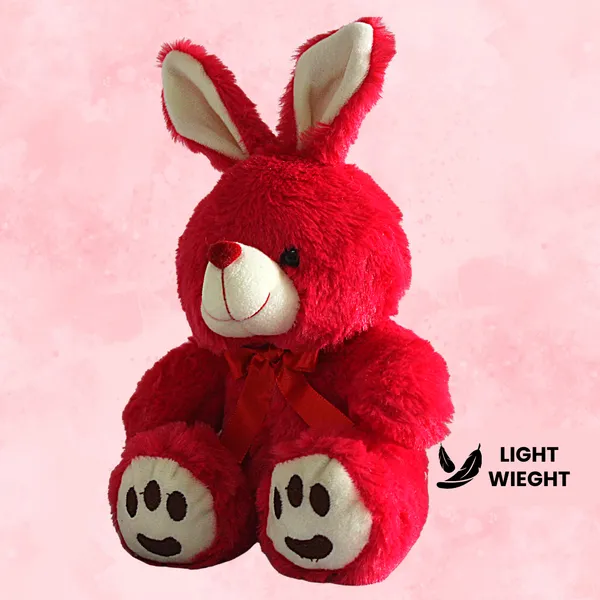 Red_Plastic_And_Electronic_Bunny_Soft_Toy_With_Paws