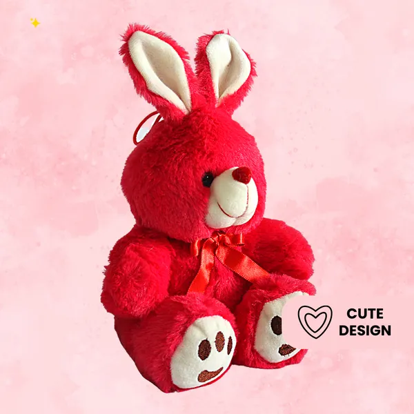 Red_Plastic_And_Electronic_Bunny_Soft_Toy_With_Paws