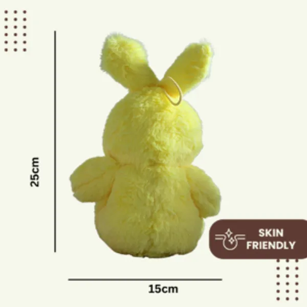 Yellow_Polyester_Fabric_Bunny_Soft_Toy_With_Paws