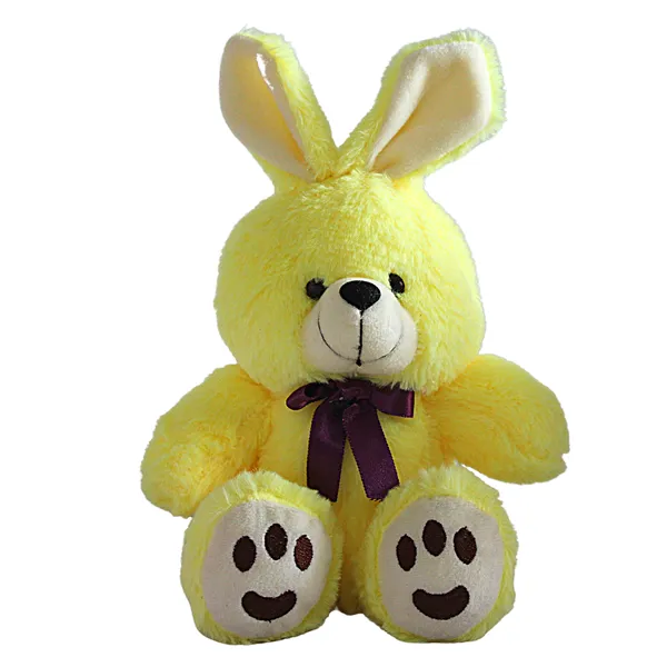 Yellow_Polyester_Fabric_Bunny_Soft_Toy_With_Paws