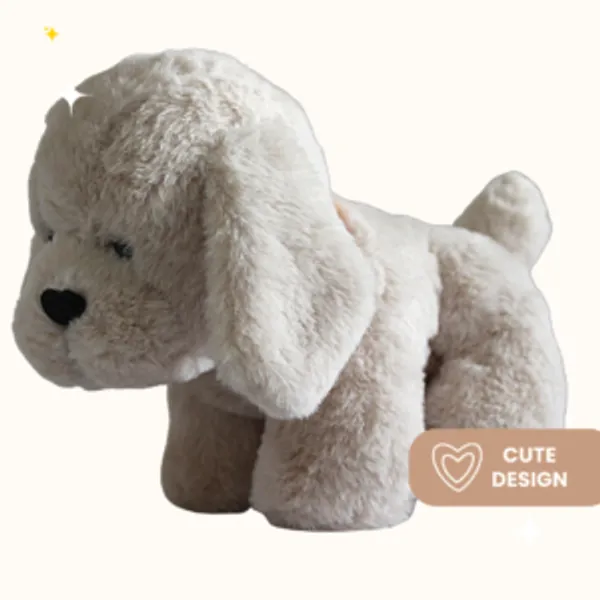 Grey_Paper_Printed_Material_Dog_Soft_Toy