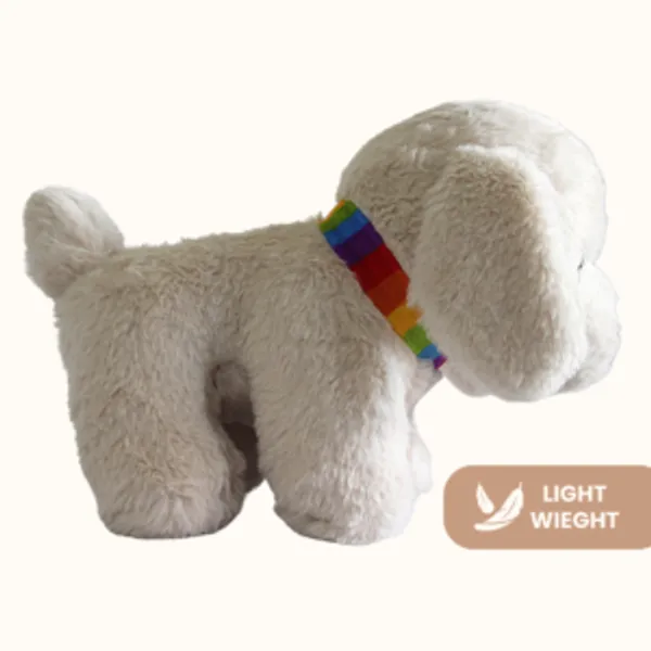 Grey_Paper_Printed_Material_Dog_Soft_Toy