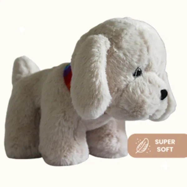 Grey_Paper_Printed_Material_Dog_Soft_Toy