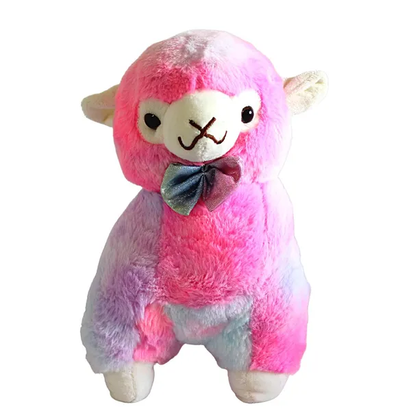 Pink_Polyester_Fabric_Lama_Soft_Toy_For_Kids