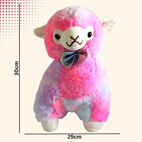 Pink_Polyester_Fabric_Lama_Soft_Toy_For_Kids
