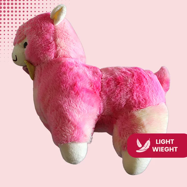 Pink_Polyester_Fabric_Lama_Soft_Toy_For_Kids