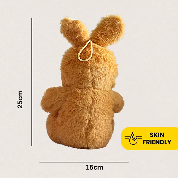 Light_Brown_Polyester_Fabric_Bunny_Soft_Toy_With_Paws