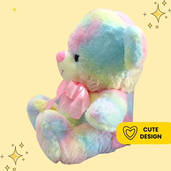 Multicolor_Polyester_Fabric_Teddy_Bear_Cute_Tall_Stuffed_Plushie_Perfect_Soft_Toy_For_Gift