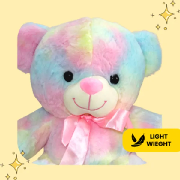 Multicolor_Polyester_Fabric_Teddy_Bear_Cute_Tall_Stuffed_Plushie_Perfect_Soft_Toy_For_Gift