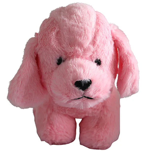 Light_Pink_Polyester_Fabric_Dog_Soft_Toy
