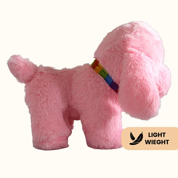 Light_Pink_Polyester_Fabric_Dog_Soft_Toy