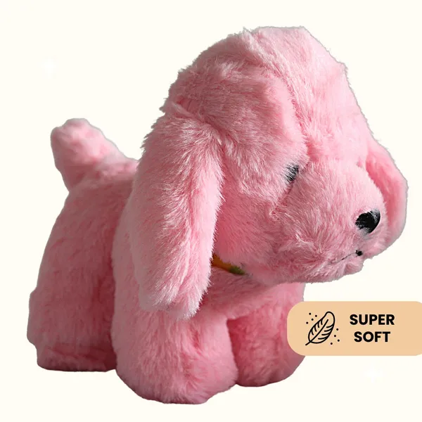 Light_Pink_Polyester_Fabric_Dog_Soft_Toy