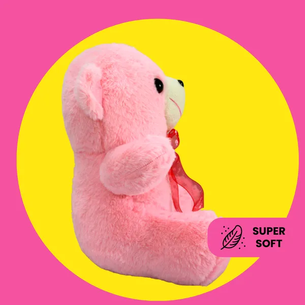 Pink_Polyester_Fabric_Teddy_Bear_Soft_Cute_Tall_Stuffed_Plushie_Perfect_Toy_For_Gift_Shopping