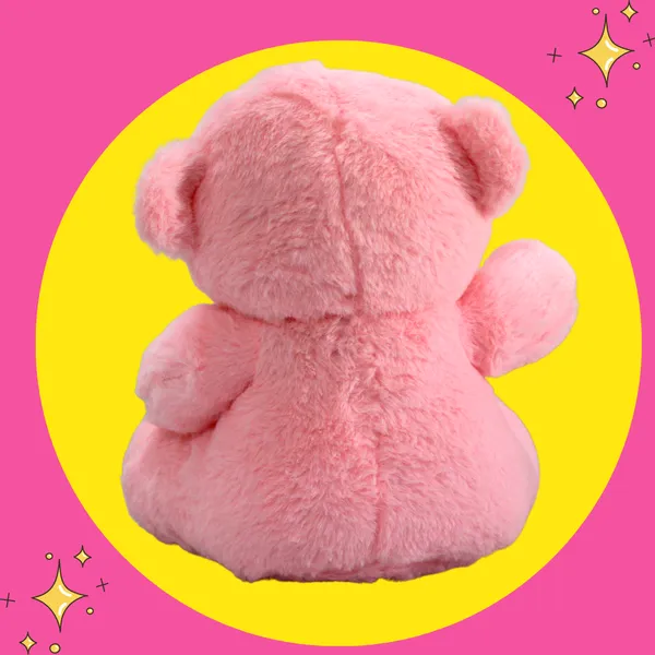 Pink_Polyester_Fabric_Teddy_Bear_Soft_Cute_Tall_Stuffed_Plushie_Perfect_Toy_For_Gift_Shopping