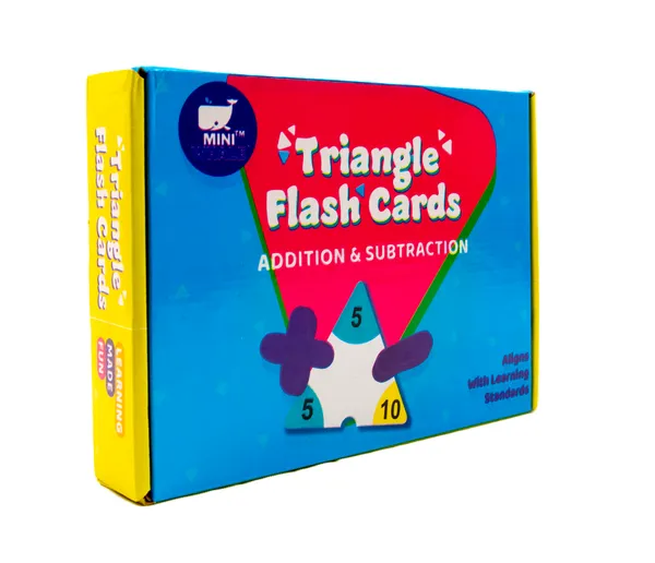 Miniwhale©_Triangular©_Math_Flash_Cards_For_Addition_Subtraction_(Pack_of_36)_-_Copyrighted_Flash_Cards