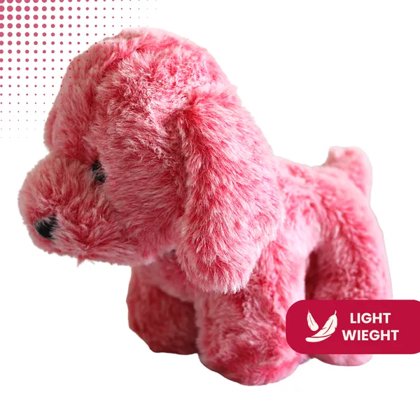 Pink_Polyester_Fabric_Dog_Soft_Toy_For_Kids