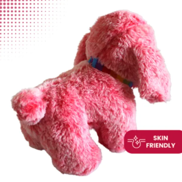Pink_Polyester_Fabric_Dog_Soft_Toy_For_Kids
