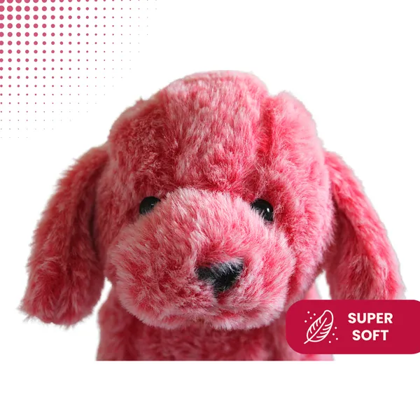 Pink_Polyester_Fabric_Dog_Soft_Toy_For_Kids