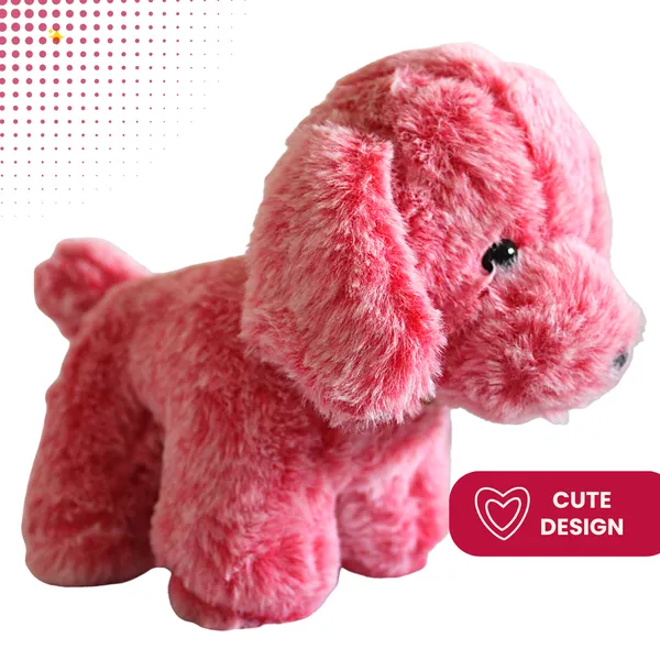 Pink_Polyester_Fabric_Dog_Soft_Toy_For_Kids
