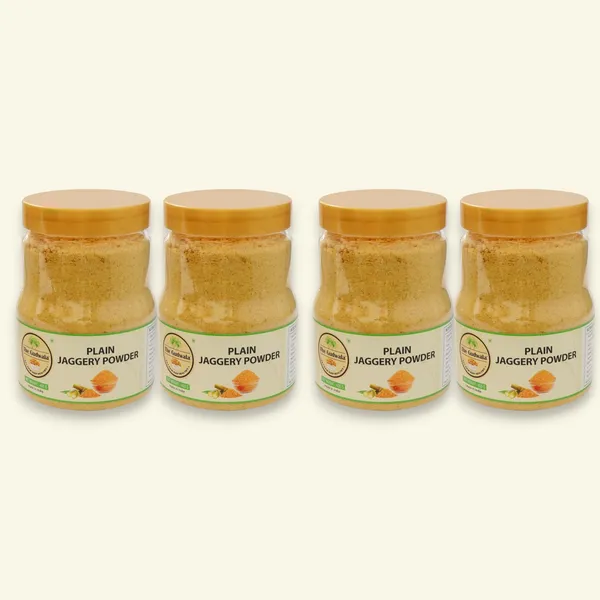 The_Gudwala_Plain_Jaggery_Powder_(Pack_of_4,_1600g)
