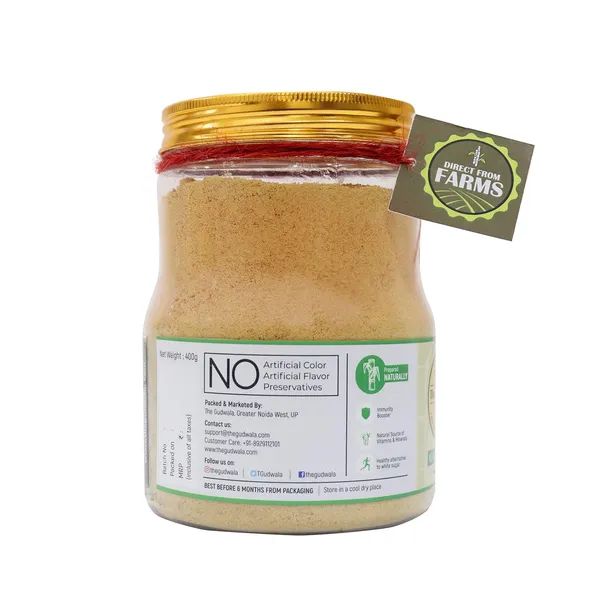 The_Gudwala_Pure_Natural_Jaggery_Powder_(400g)