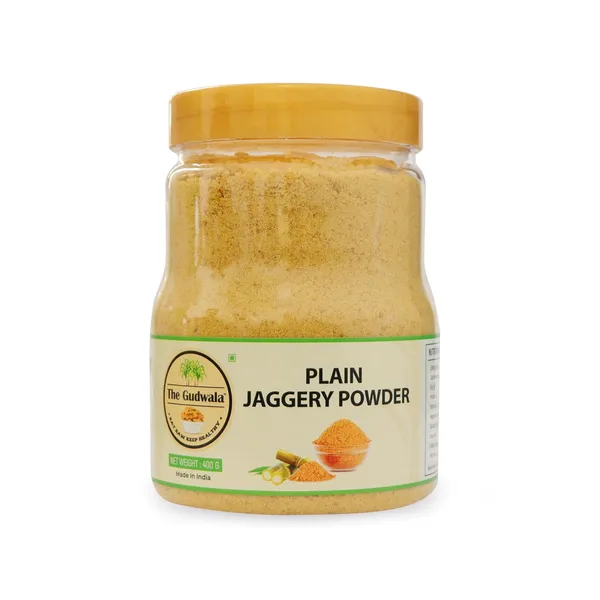 The_Gudwala_Plain_Jaggery_Powder_(Pack_of_2,_800g)