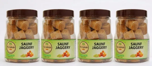 The_Gudwala_Saunf_(Fennel)_Jaggery_(Pack_of_4,_1600g)