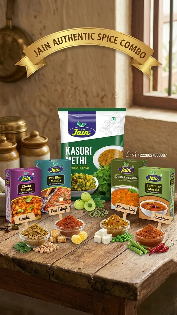 Sambhar,Kitchen_King,Pav_Bhaji,Chole,Kasuri_Methi_Masala_Pack_Of_5