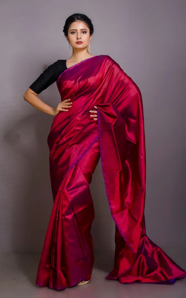 Soft_Woven_Bishnupuri_Katan_Silk_Saree_In_Maroon