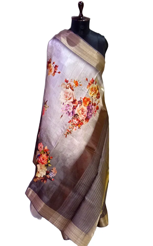 Digital_Printed_Silk_Linen_Saree_In_Dual_Tone_Grey_And_Multicolor