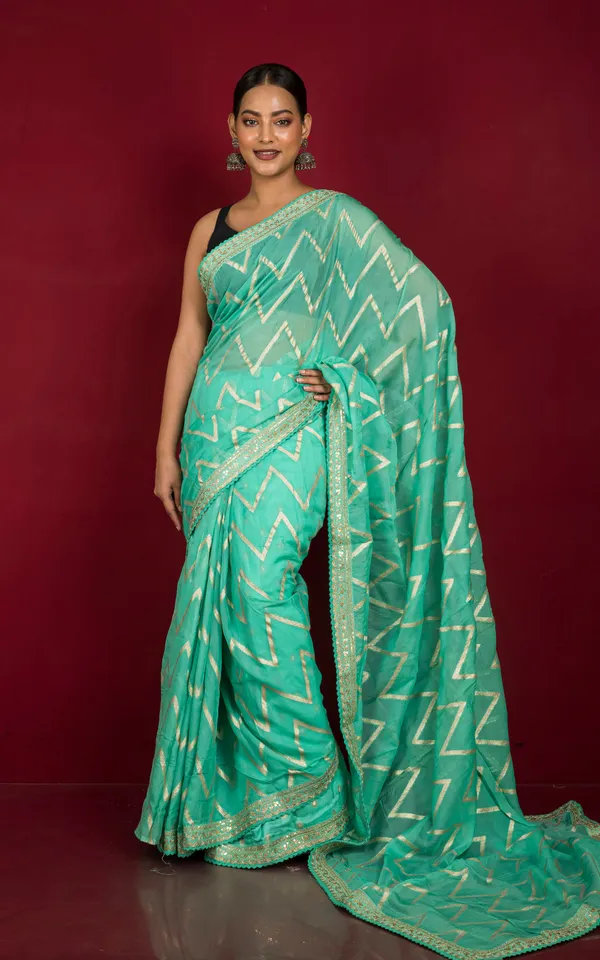 Designer_Organza_Georgette_Zardozi_Saree_In_Mint_Green_And_Muted_Golden