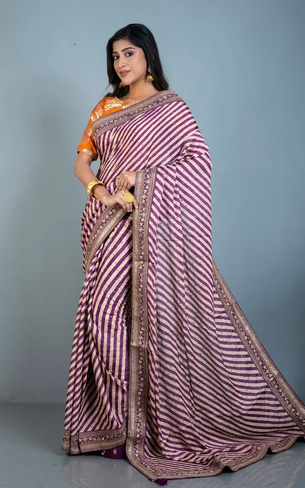 Chinon_Crepe_Silk_Zardozi_Work_Saree_In_Byzantine_Purple_And_Biscotti
