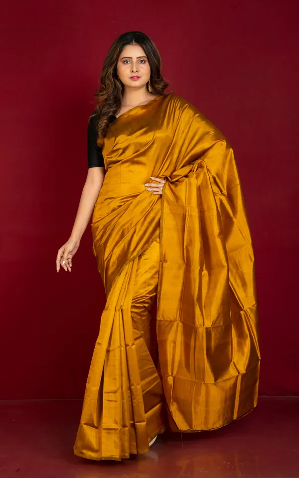 Soft_Woven_Bishnupuri_Katan_Silk_Saree_In_Bright_Mustard_Golden