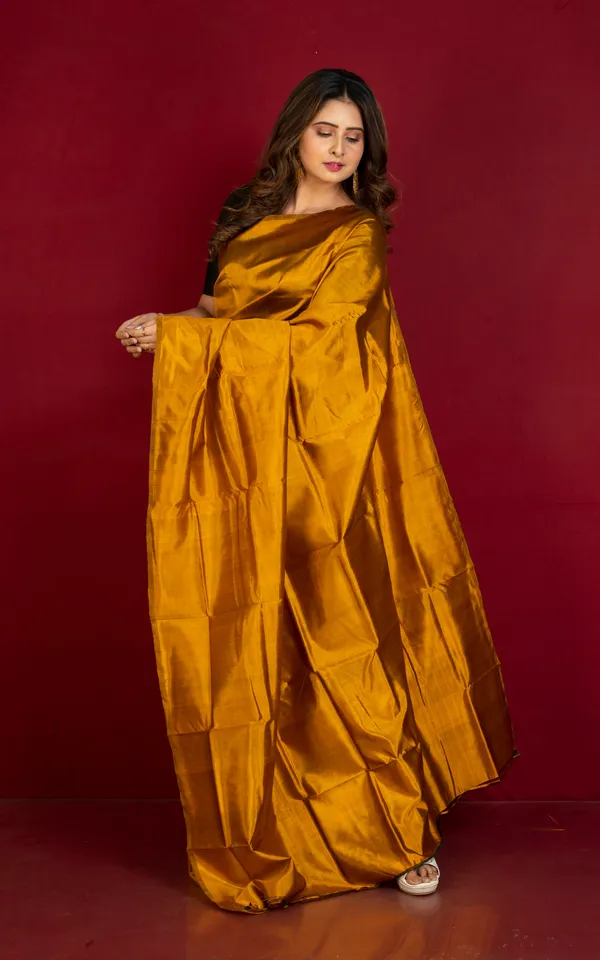 Soft_Woven_Bishnupuri_Katan_Silk_Saree_In_Bright_Mustard_Golden