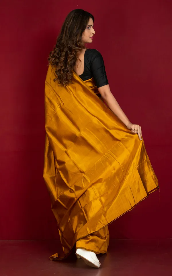 Soft_Woven_Bishnupuri_Katan_Silk_Saree_In_Bright_Mustard_Golden