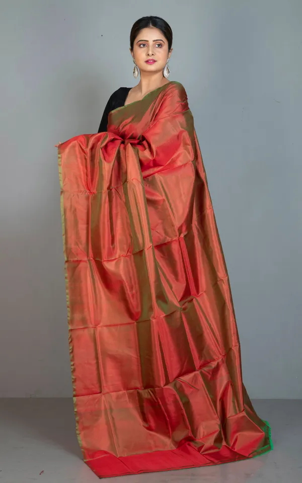 Soft_Woven_Bishnupuri_Katan_Silk_Saree_In_Rustic_Red